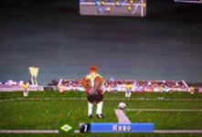 une photo d'Ã©cran de Sega Worldwide Soccer 98 sur Sega Saturn
